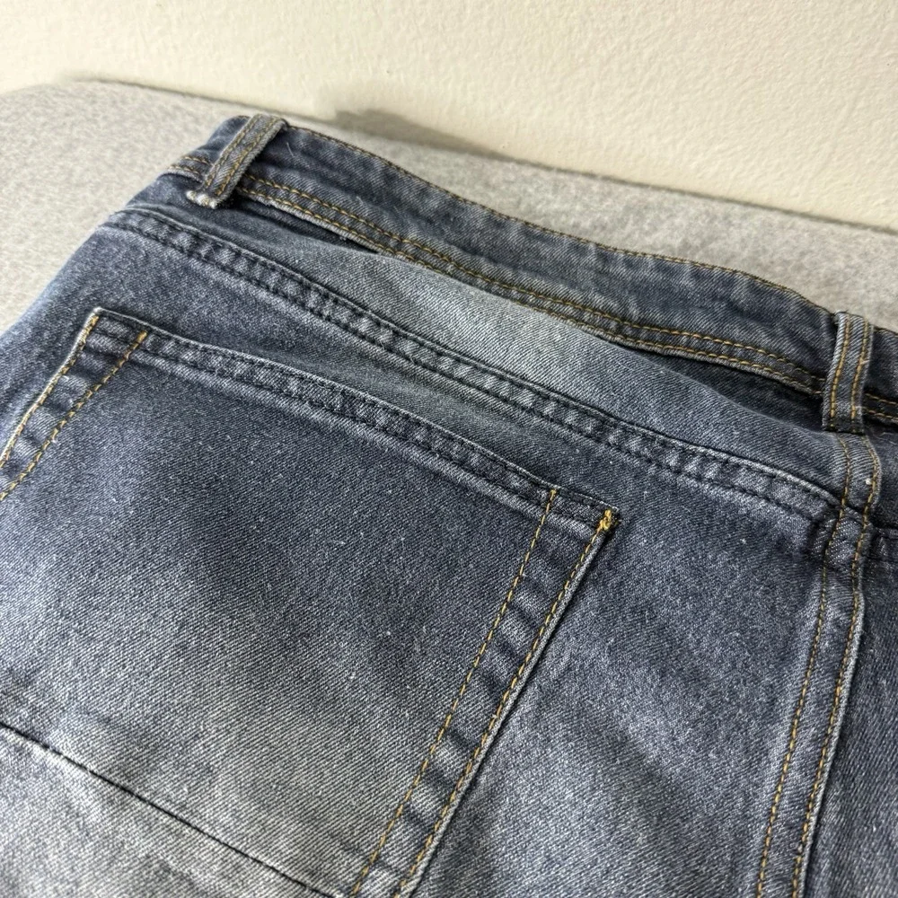 MBX Slim Stretch Blue Denim‎ Jeans Men's 38x32 (actual 40x30) Dark Wash